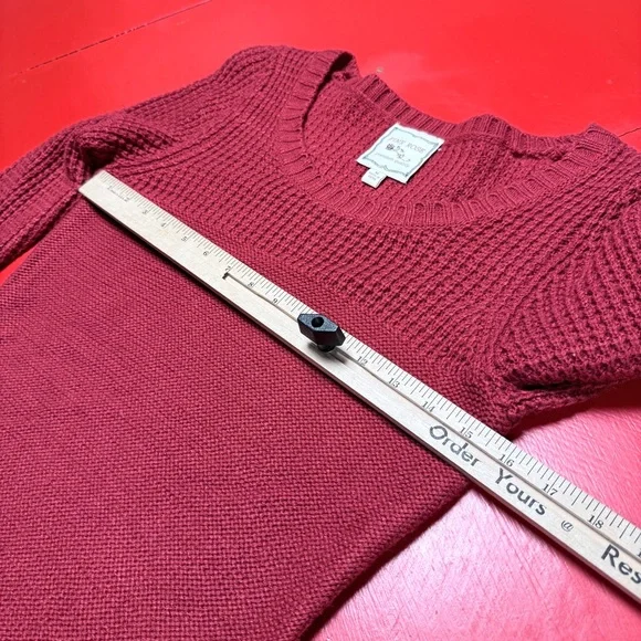 PINK ROSE RUST SWEATER DRESS - Picture 2 of 6